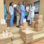 Don des cartons de sérums glucosés aux trois centres médicaux de la Commune d’Agoè-Nyivé 6.